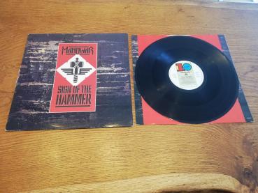 Manowar Sign of the Hammer 1984 10 Records Virgin DIX 10 UK Pressung VG/VG